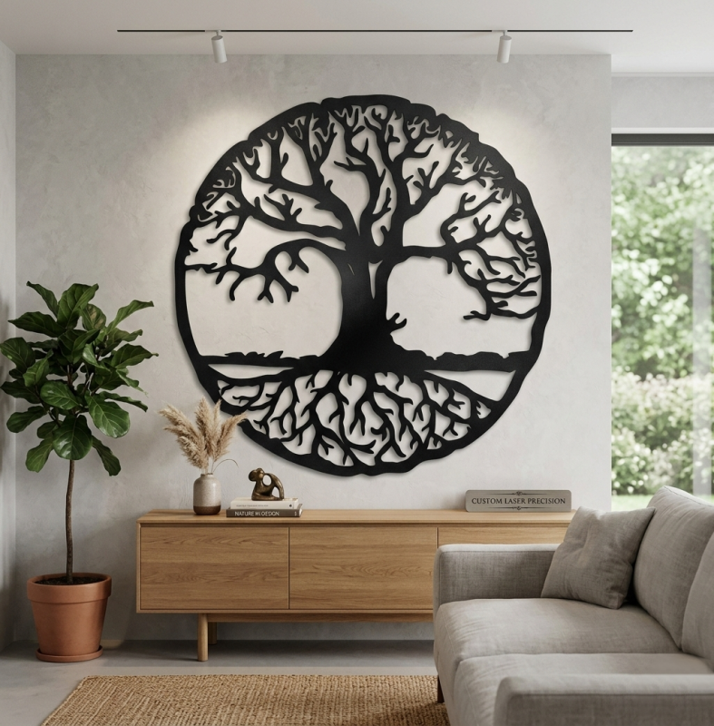 Tree of Life Metal Wall Art – Luxury Statement Décor