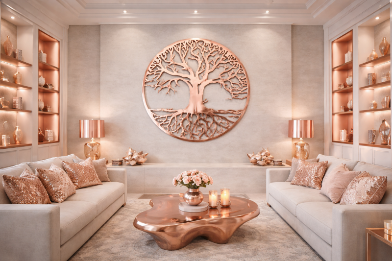 Tree of Life Metal Wall Art – Luxury Statement Décor