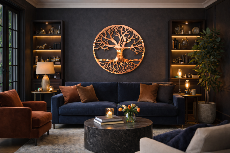 Tree of Life Metal Wall Art – Luxury Statement Décor